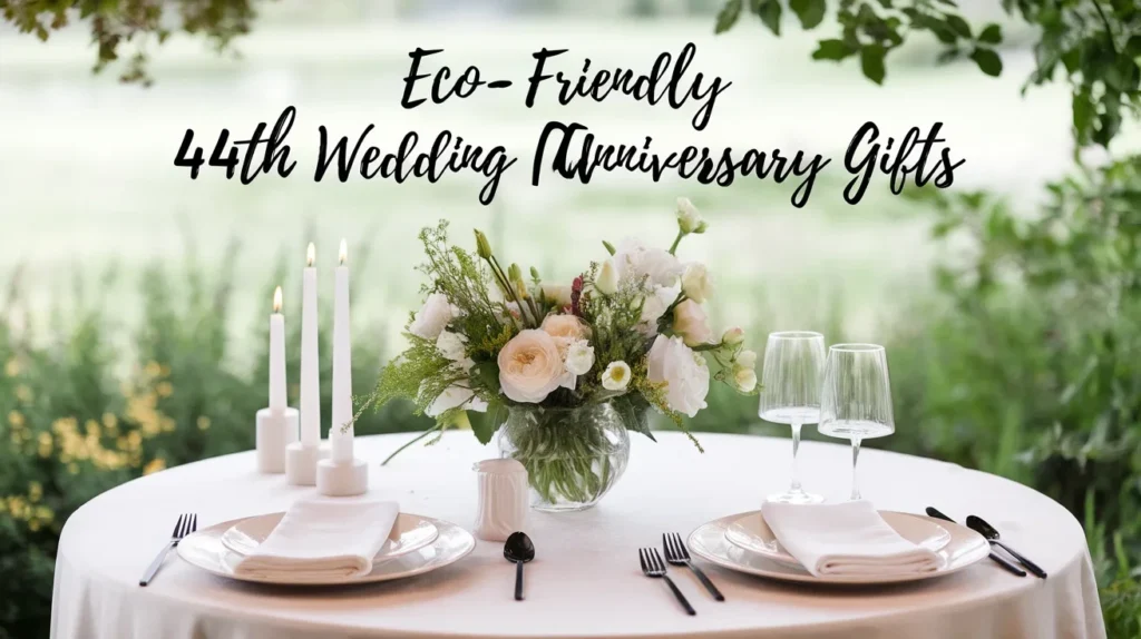 Eco-Friendly 44th Wedding Anniversary Gifts