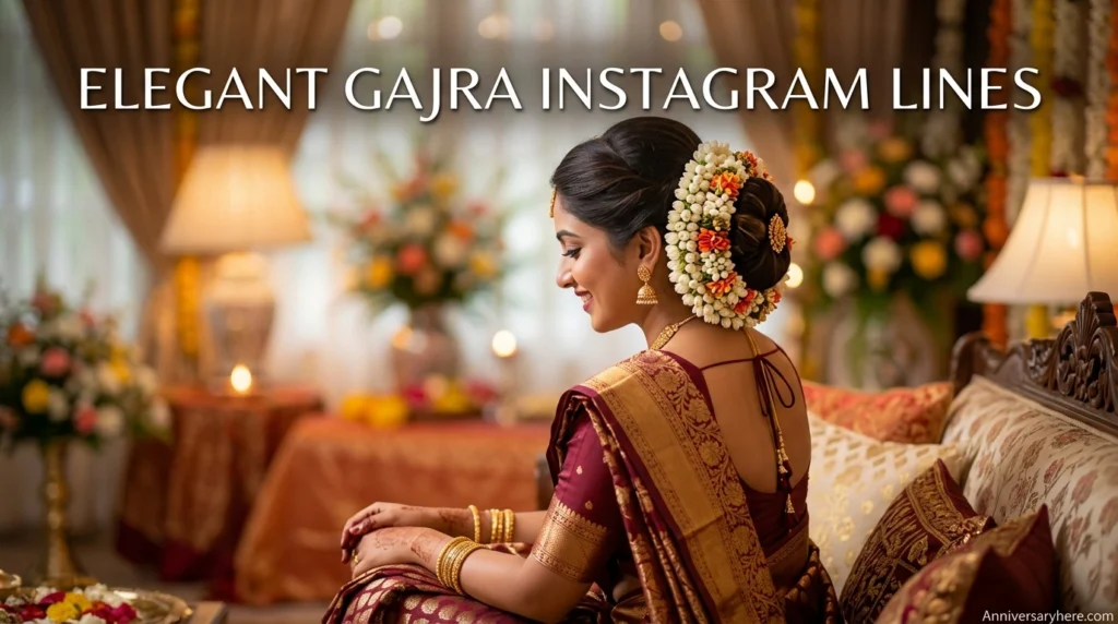 Elegant Gajra Instagram Lines