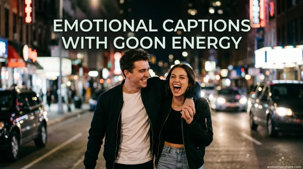 Emotional Captions with Goon Energy