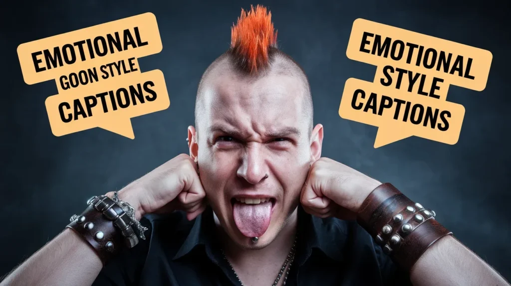 Emotional Goon Style Captions