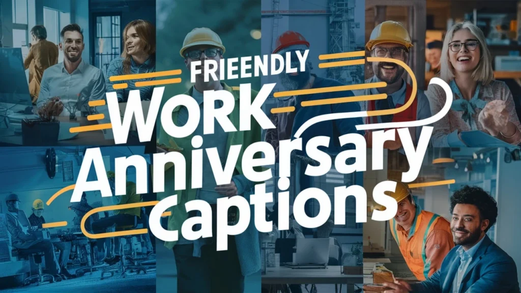 Friendly Work Anniversary Captions