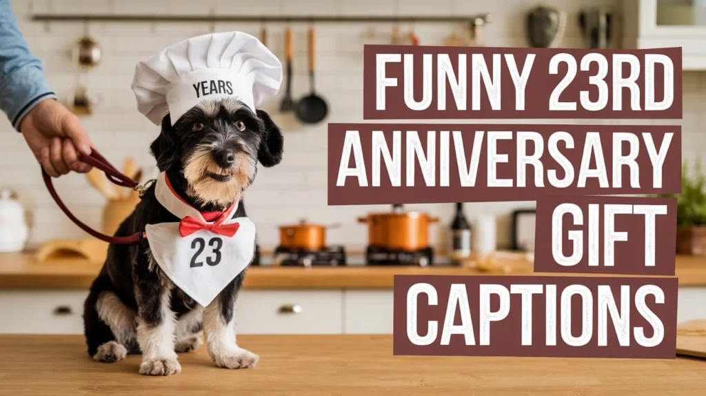 Funny 23rd Anniversary Gift Captions