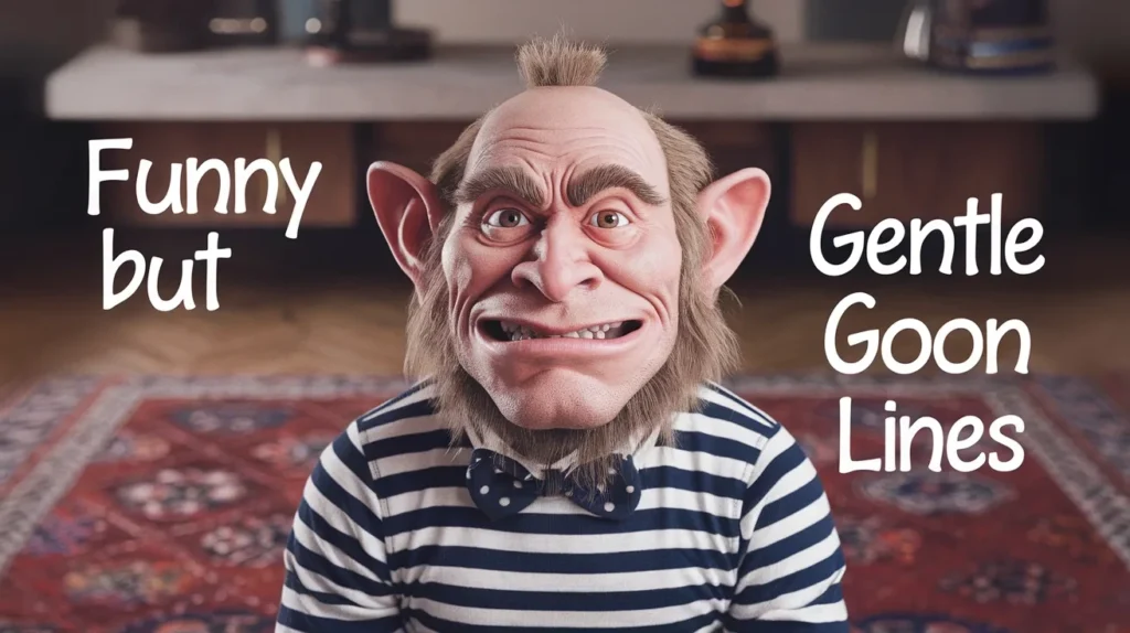 Funny but Gentle Goon Lines