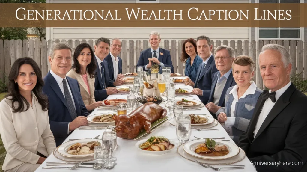 Generational Wealth Caption Lines