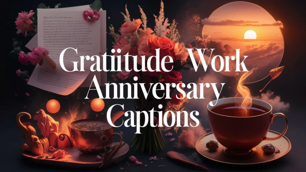 Gratitude Work Anniversary Captions