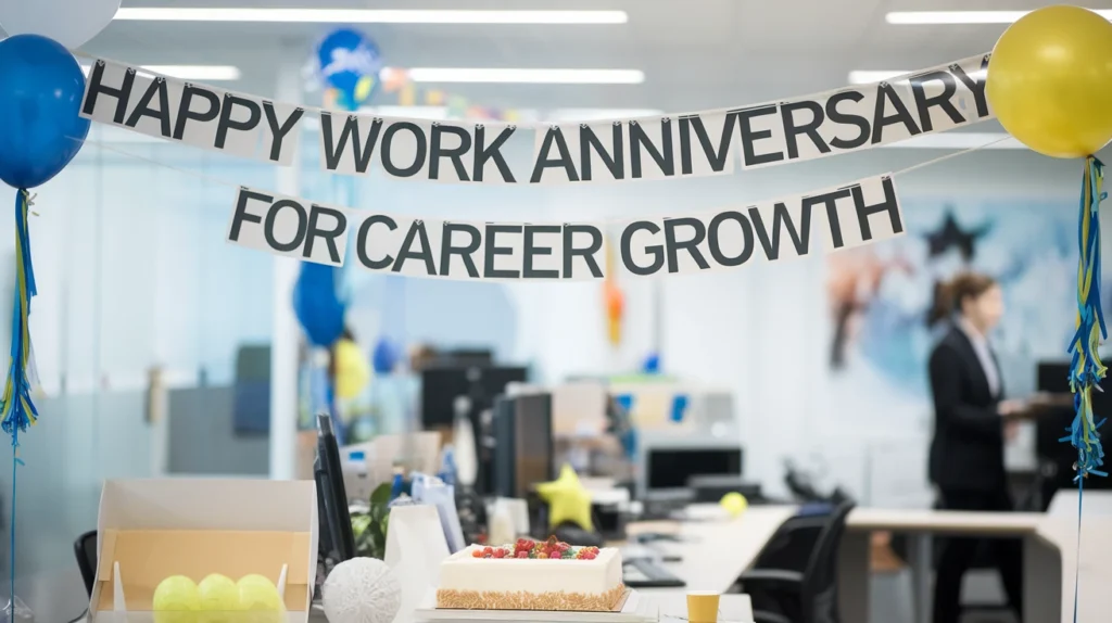 Happy Work Anniversary for Career Growth