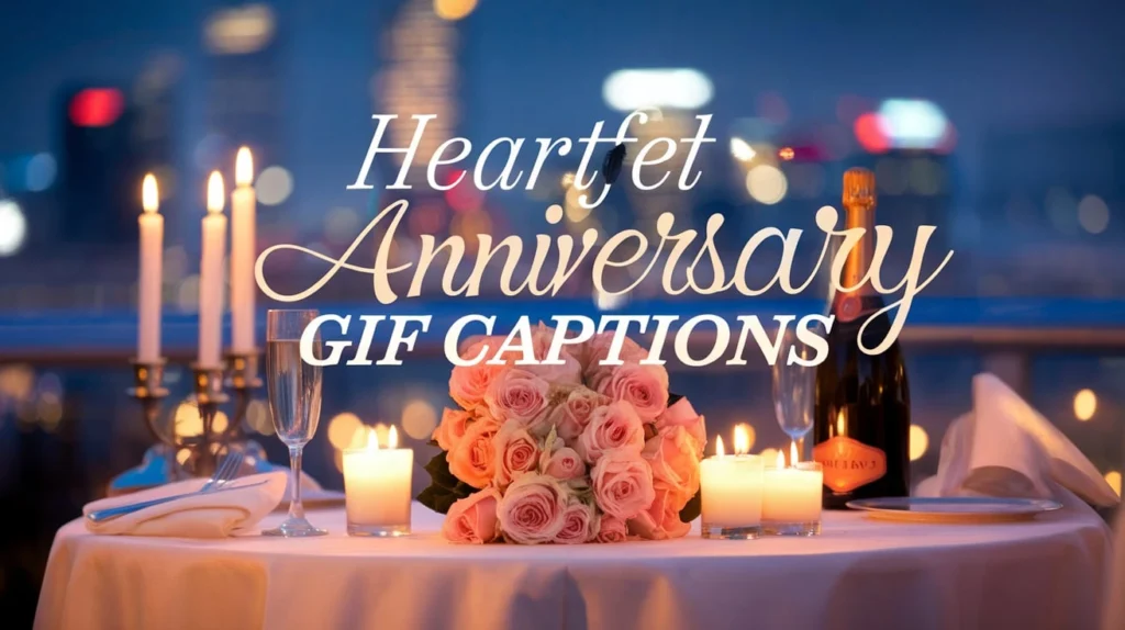 Heartfelt Happy Anniversary GIF Captions