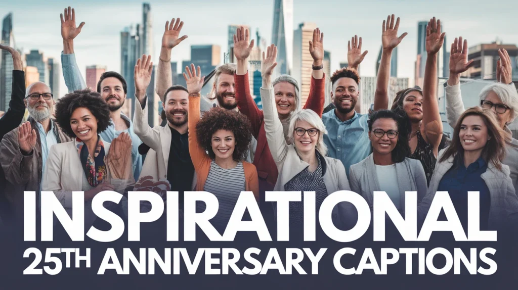 Inspirational 25th Anniversary Captions