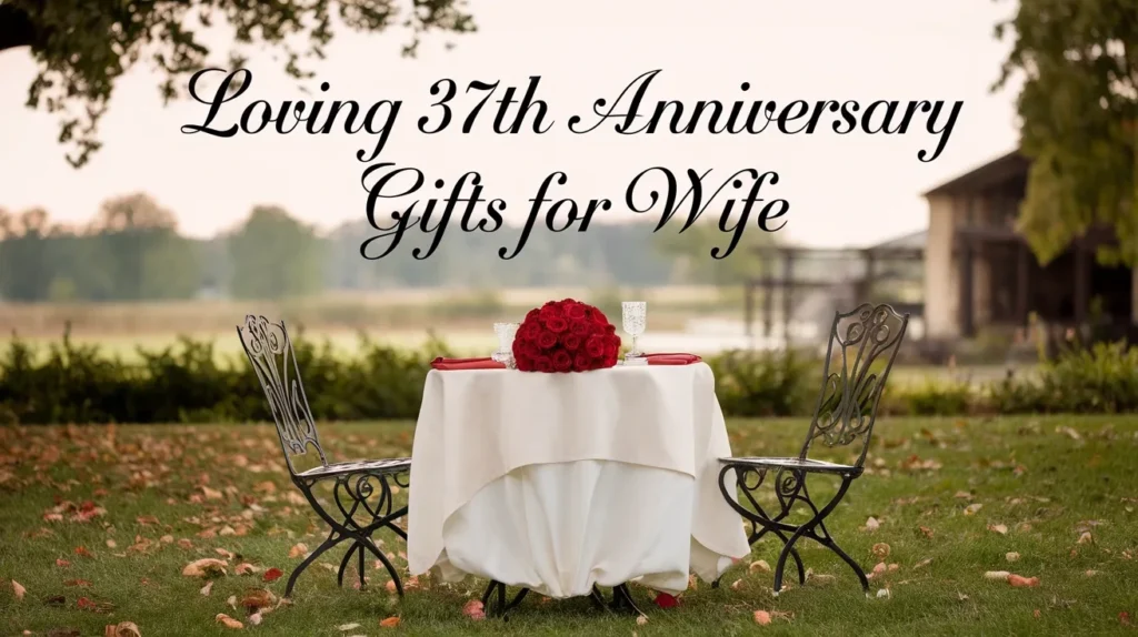 Loving 37th Anniversary Gifts for Wife