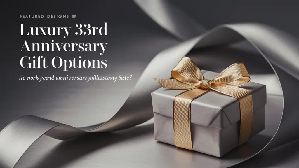 Luxury 33rd Anniversary Gift Options