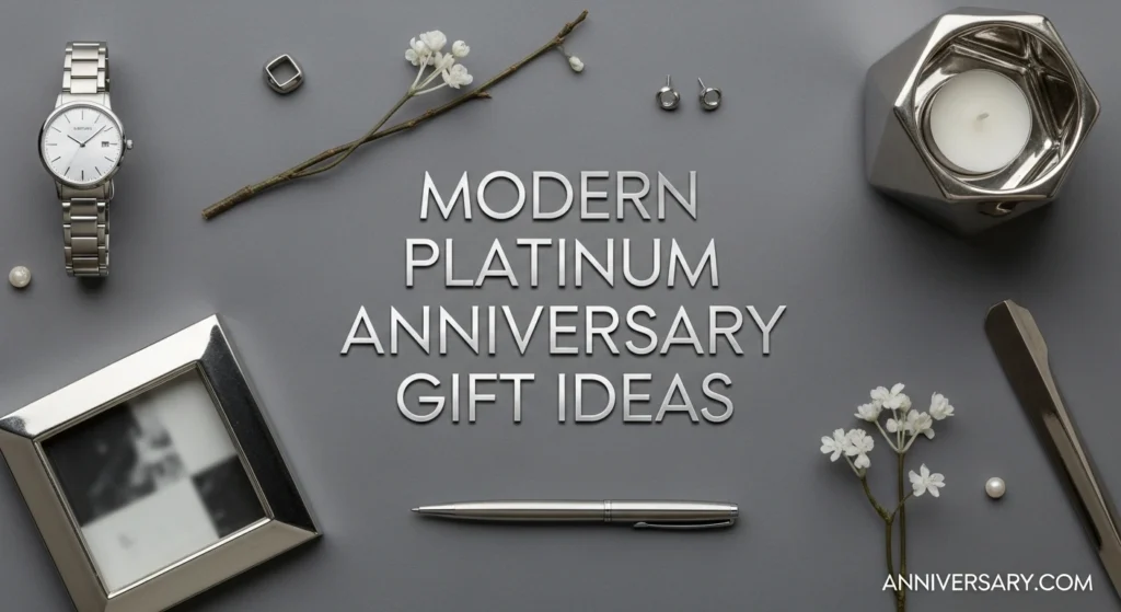 Modern Platinum Anniversary Gift Ideas