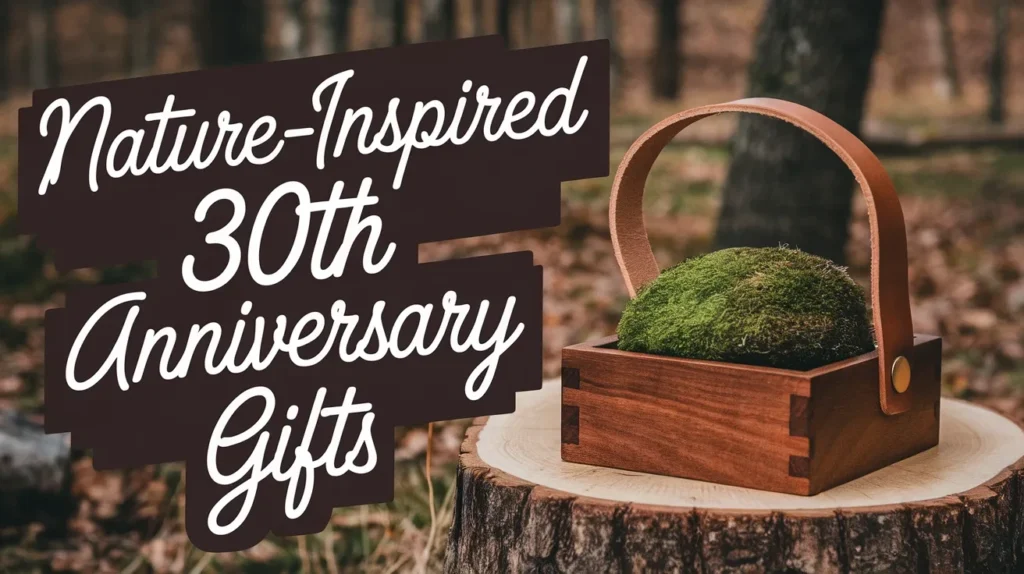Nature-Inspired 30th Anniversary Gifts