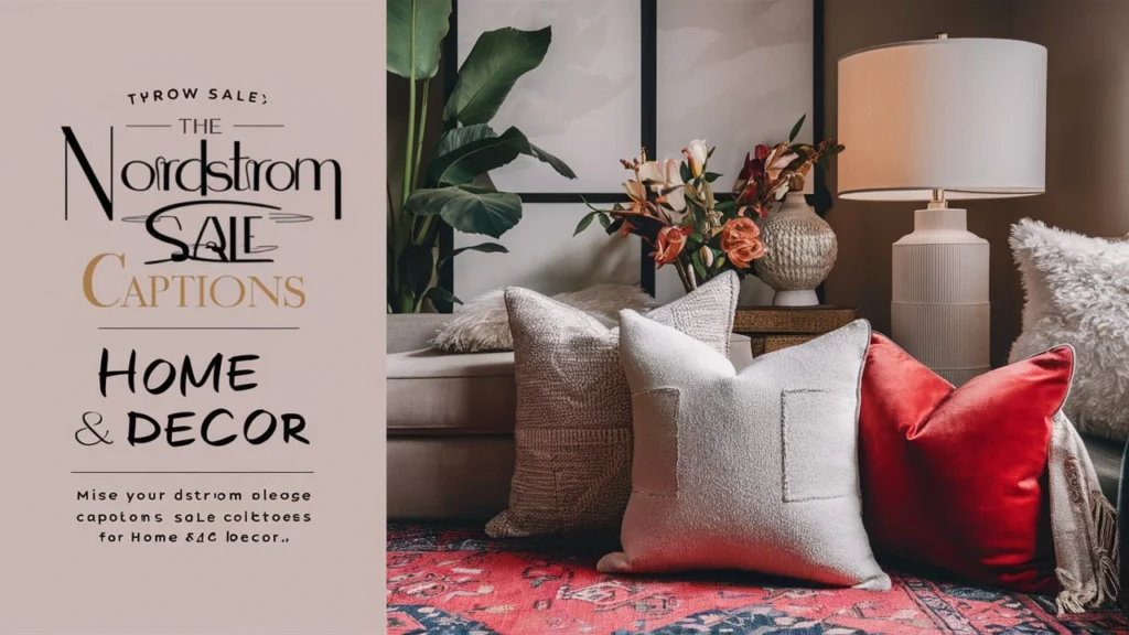 Nordstrom Sale Captions for Home & Decor