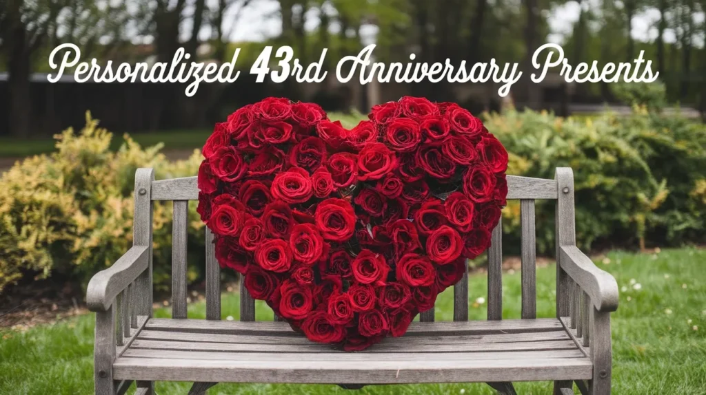 Personalized 43rd Anniversary Presents