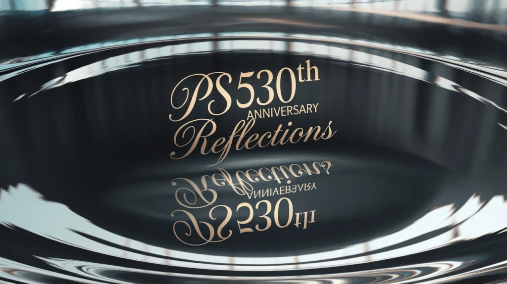 PS 530th Anniversary Reflections