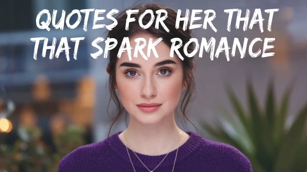 Quotes for Her That Spark Romance