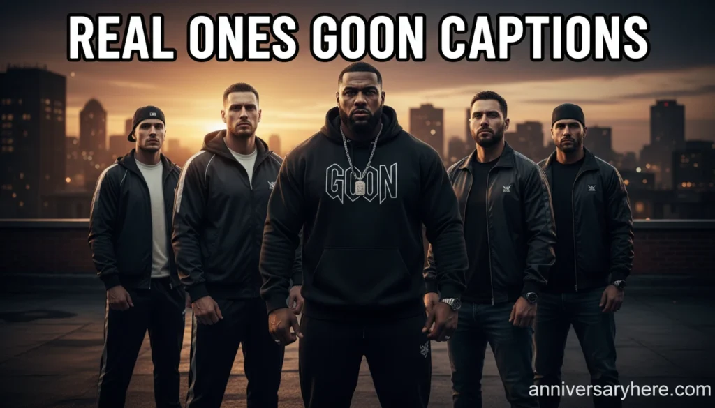 Real Ones Goon Captions