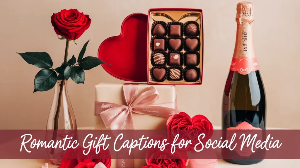 Romantic Gift Captions for Social Media