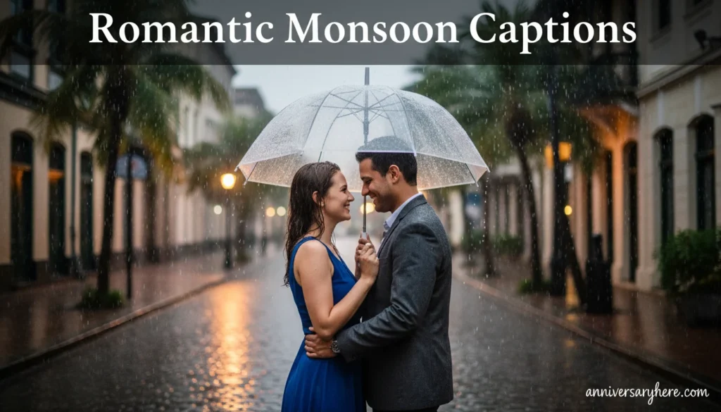 Romantic Monsoon Captions