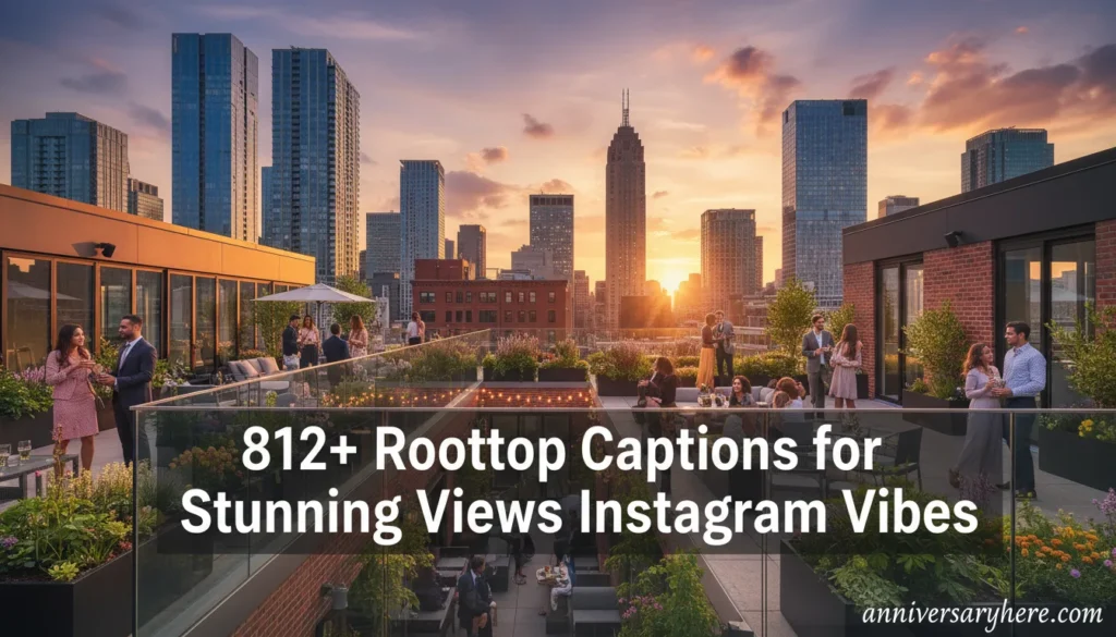 Rooftop Captions for Stunning Views Instagram Vibes