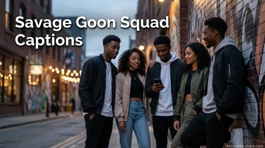 Savage Goon Squad Captions