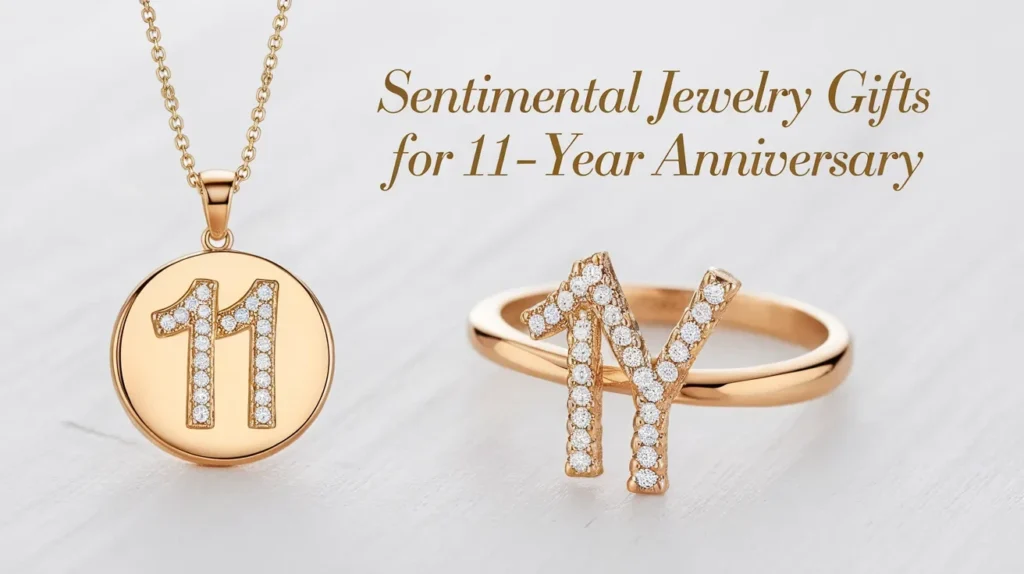 Sentimental Jewelry Gifts for 11Year Anniversary