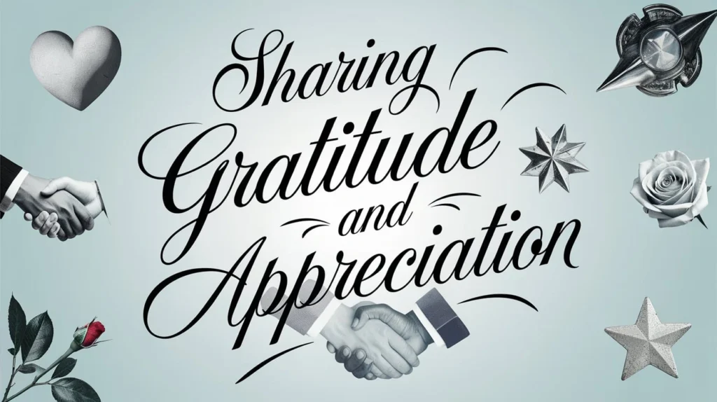 Sharing Gratitude and Appreciation