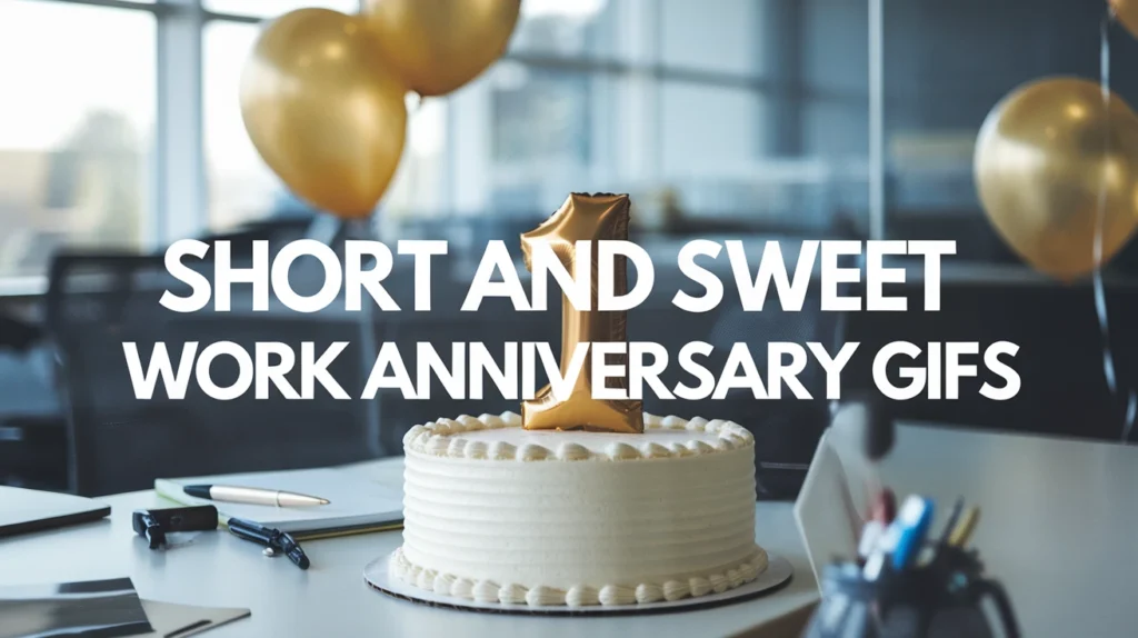 Short and Sweet Work Anniversary GIFs