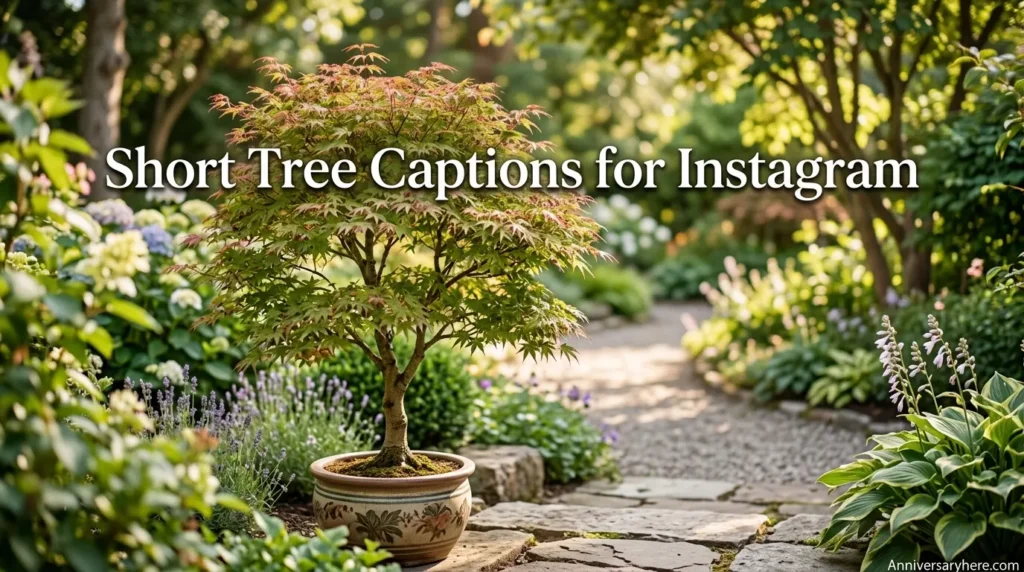 Short Tree Captions for Instagram