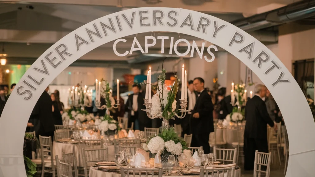 Silver Anniversary Party Captions