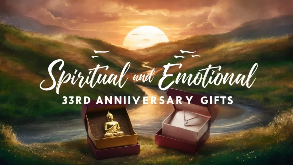 Spiritual and Emotional 33rd Anniversary Gifts
