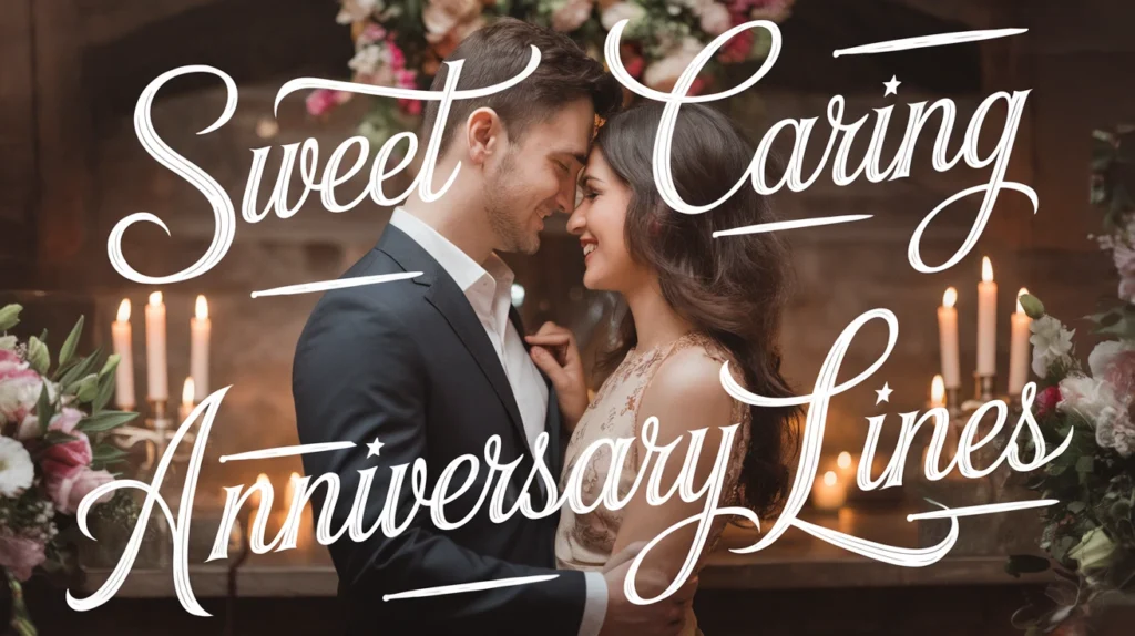 Sweet Caring Anniversary Lines