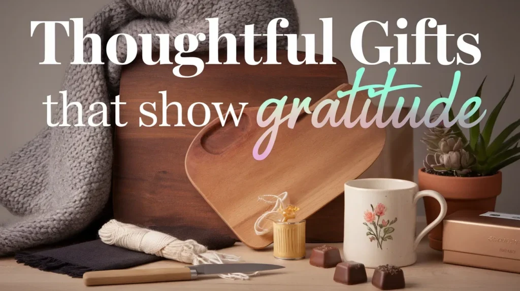 Thoughtful Gifts That Show Gratitude
