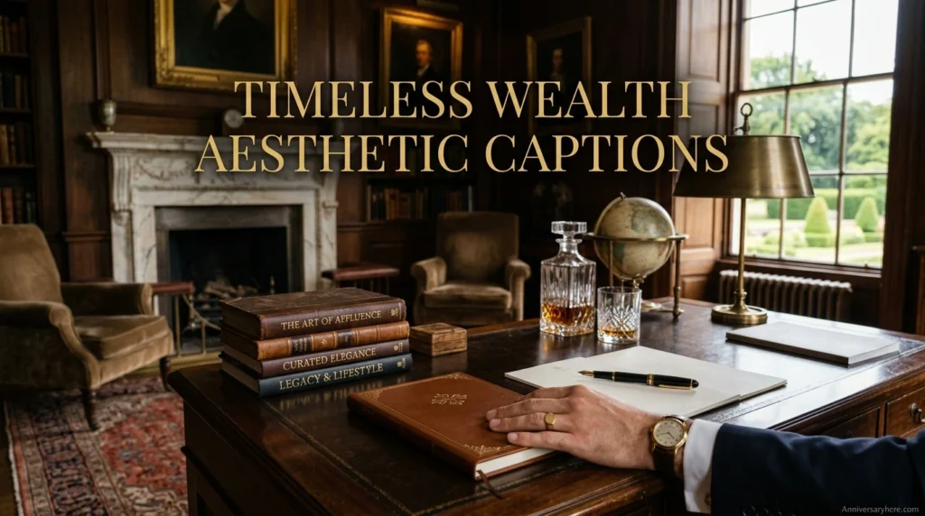 Timeless Wealth Aesthetic Captions