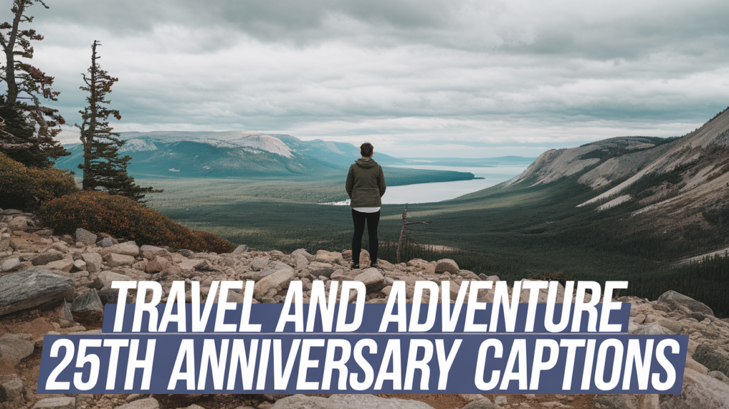 Travel and Adventure 25th Anniversary Captions