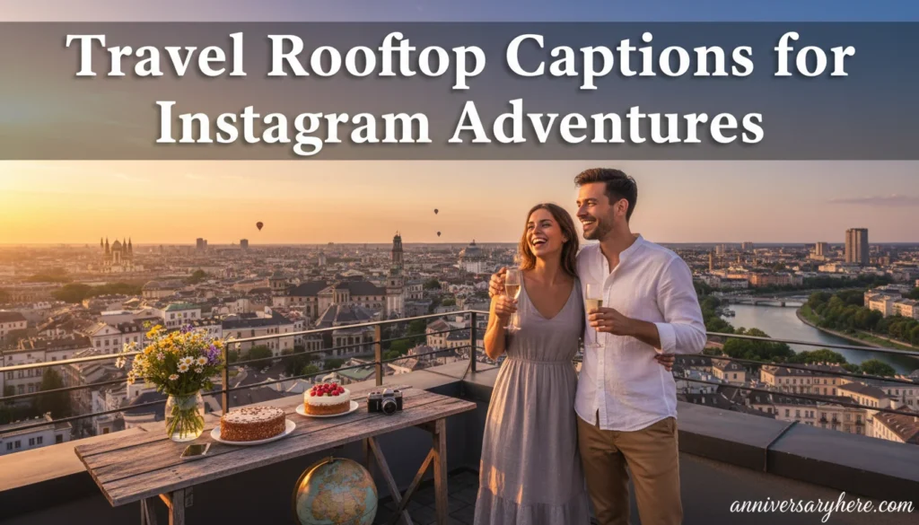 Travel Rooftop Captions for Instagram Adventures
