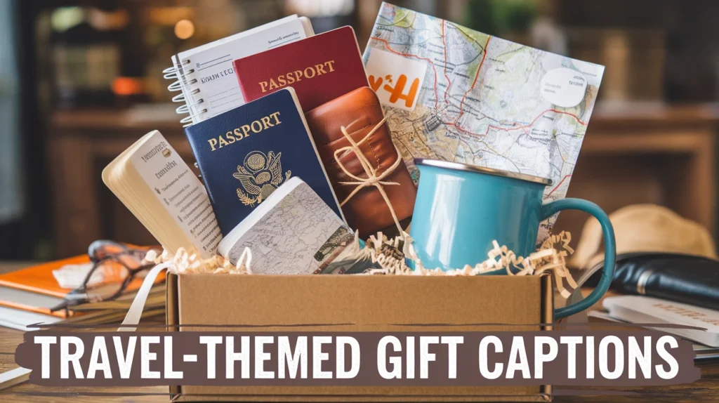 Travel-Themed Gift Captions