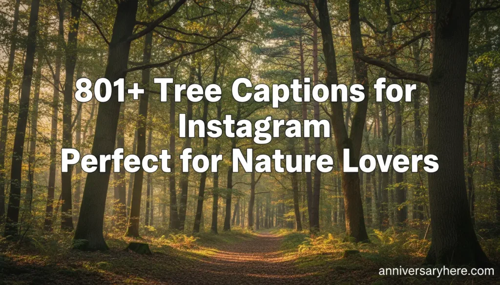 Tree Captions for Instagram Perfect for Nature Lovers