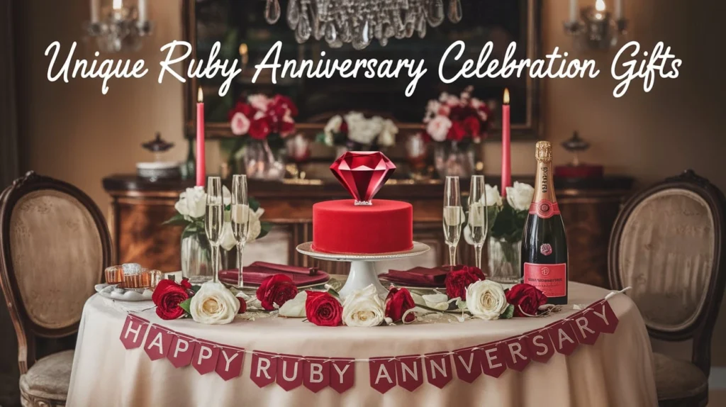 Unique Ruby Anniversary Celebration Gifts