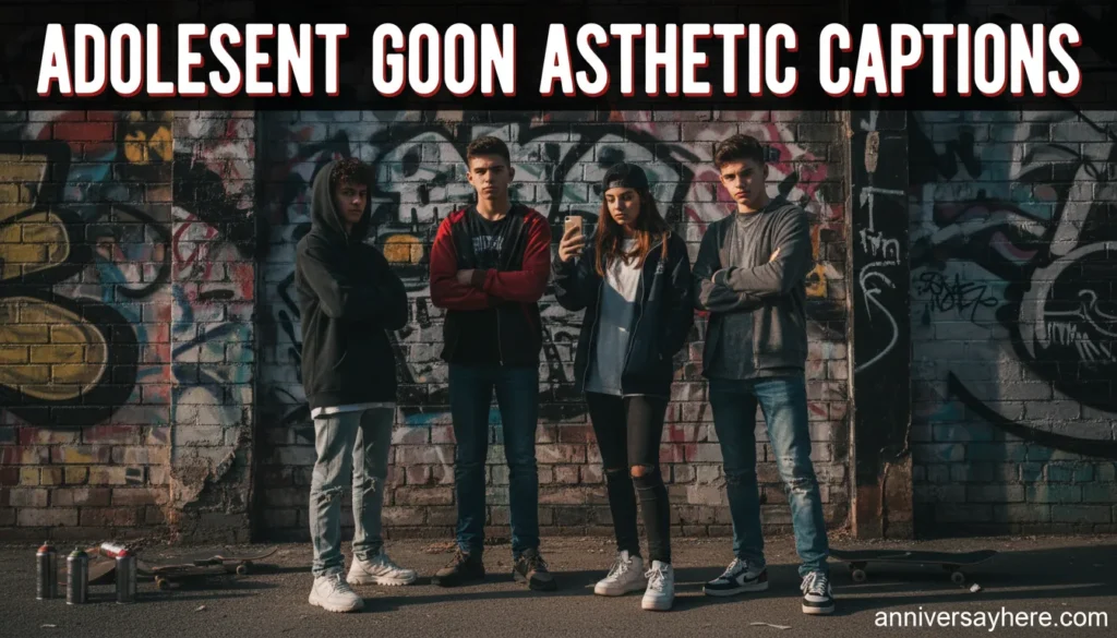 Adolescent Goon Aesthetic Captions