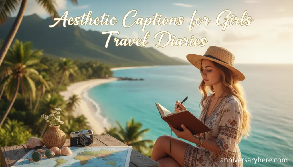 Aesthetic Captions for Girls Travel Diaries