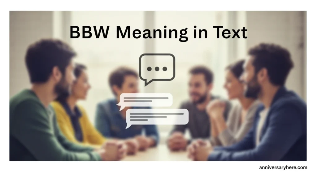 BBW Meaning in Text