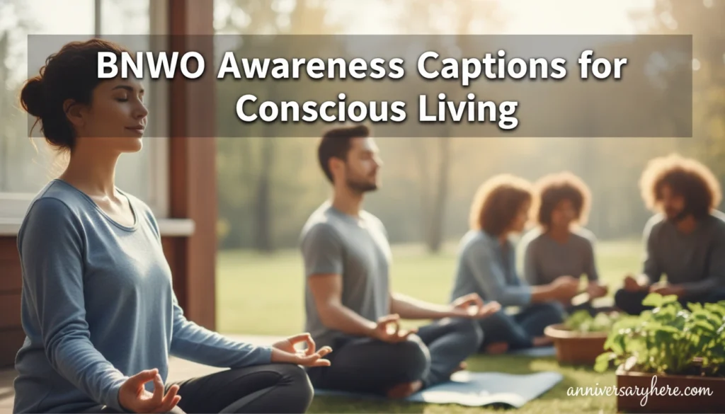 BNWO Awareness Captions for Conscious Living