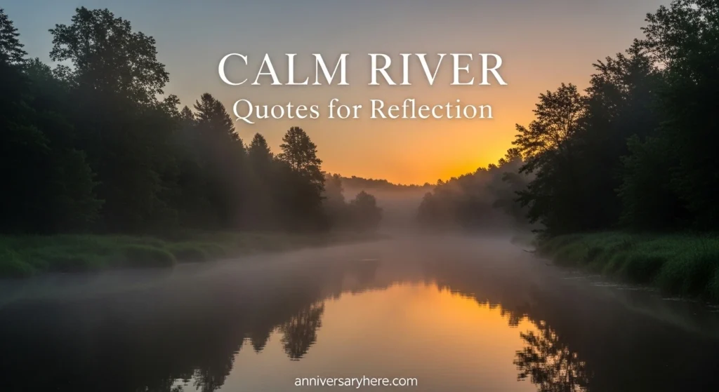 Calm River Quotes for Reflection