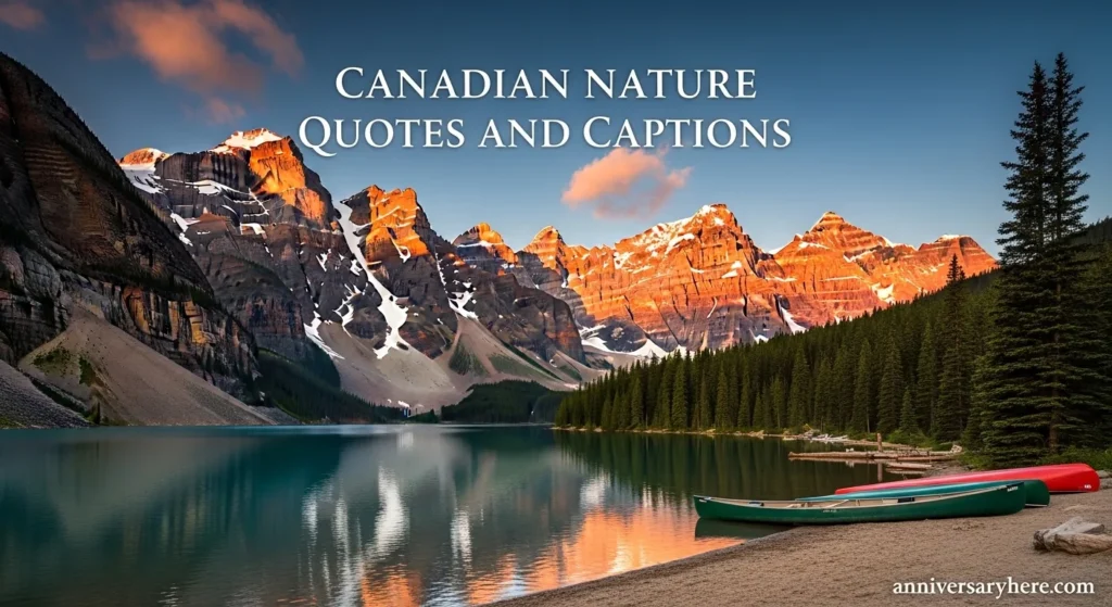 Canadian Nature Quotes and Captions