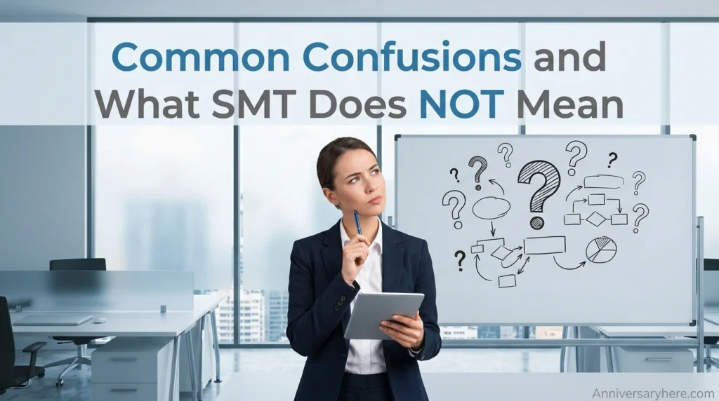 Common Confusions and What SMT Does NOT Mean