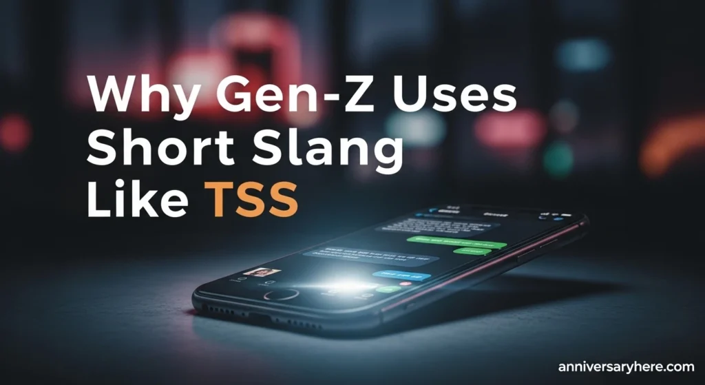 Why Gen-Z Uses Short Slang Like TSS