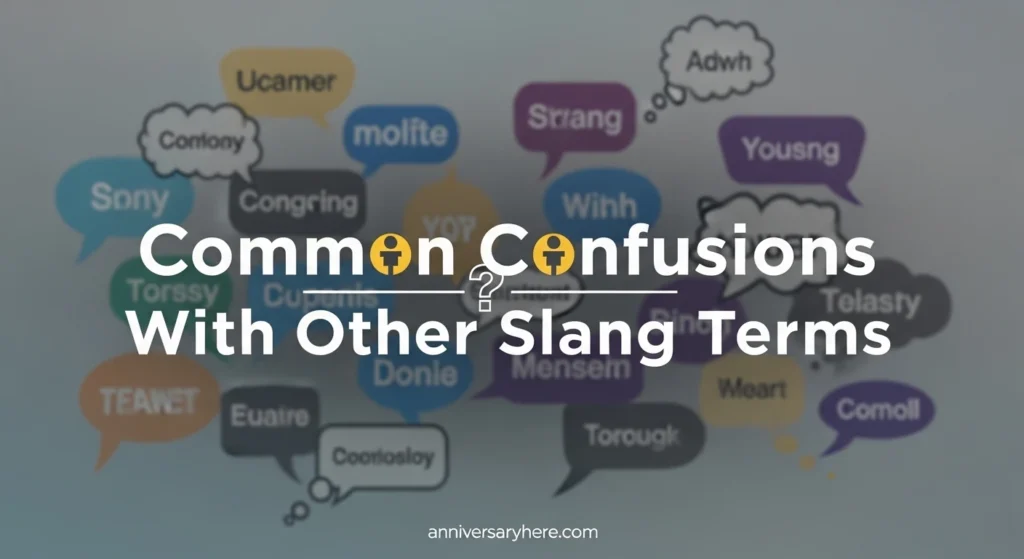 Common Confusions With Other Slang Terms