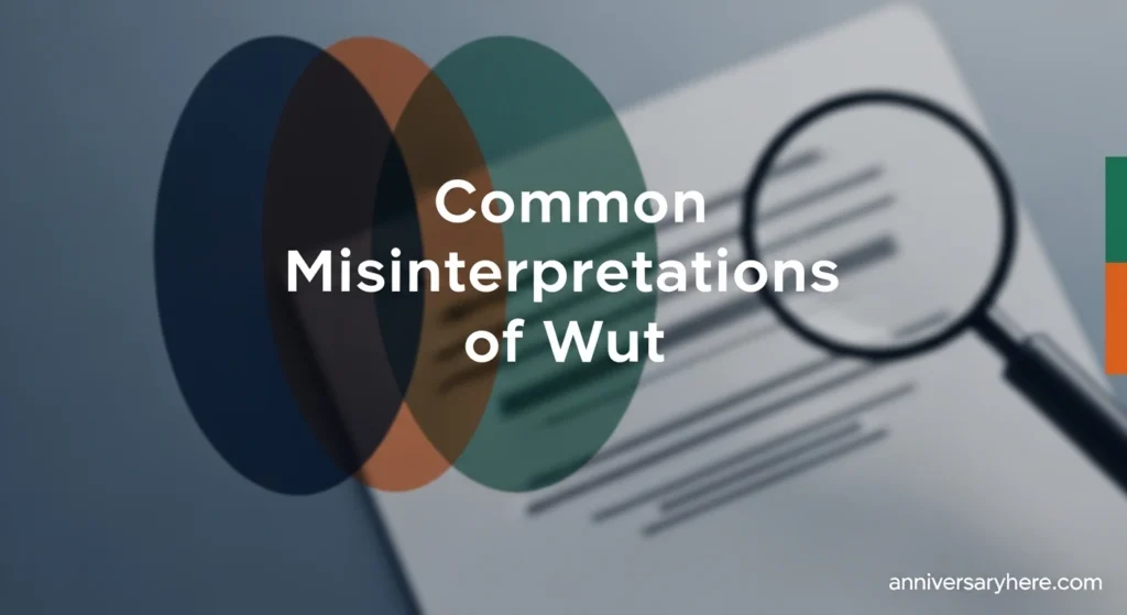 Common Misinterpretations of Wut