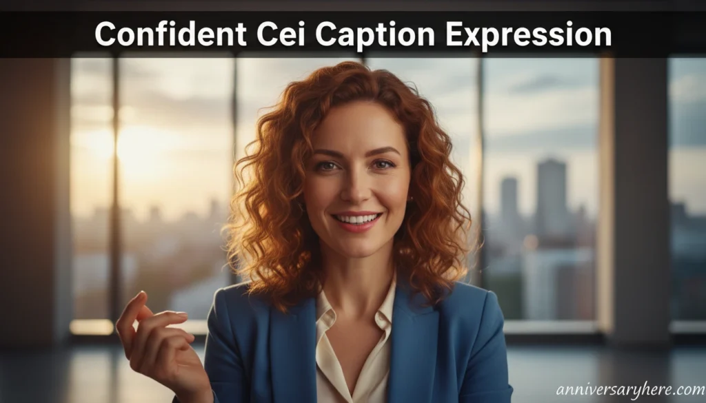 Confident Cei Caption Expressions